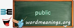 WordMeaning blackboard for public